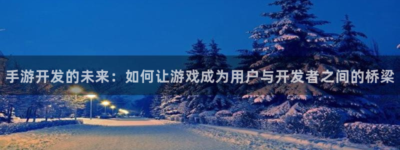 恩佐娱乐官方注册：手游开发的未来：如何让游戏成为用户与开发者